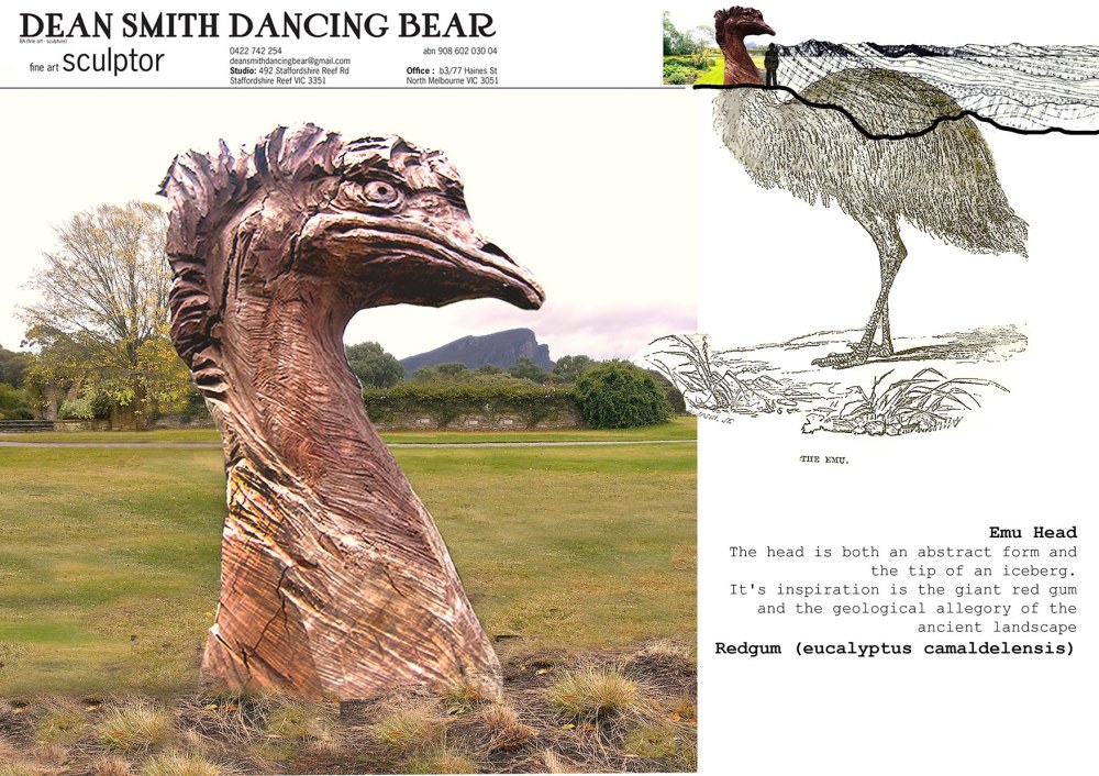 emu head sculpture_small